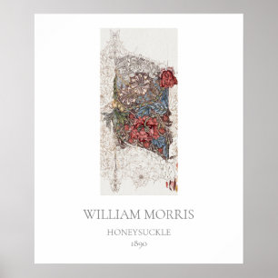 PÓSTER POSTER ART: WILLIAM MORRIS :HONEYSUCKLE