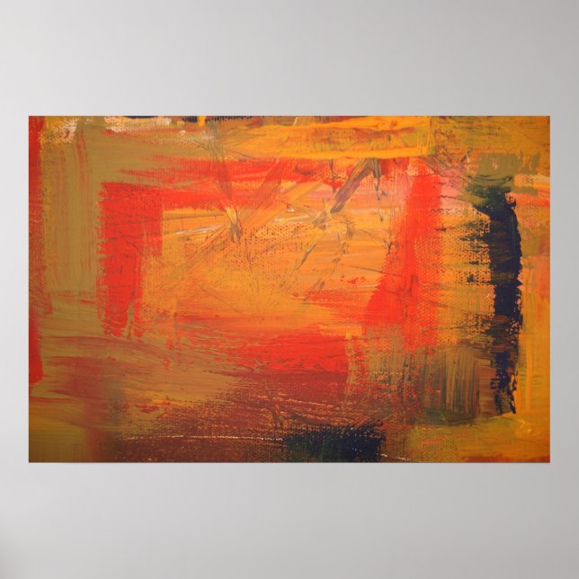 Póster Poster artístico abstracto minimalista (Frente)