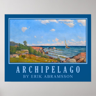 Póster Poster artístico "Archipiélago" de Abrahamsson
