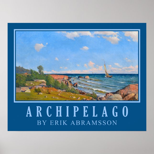 Póster Poster artístico "Archipiélago" de Abrahamsson (Frente)