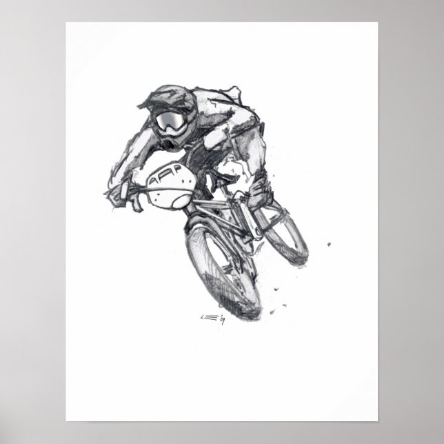 Póster Poster artístico BMX ilegal #2 (Frente)