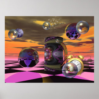Póster poster artístico de ciencia ficción