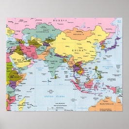 Póster Poster - Asia