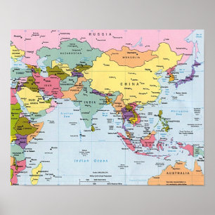 Póster Poster - Asia