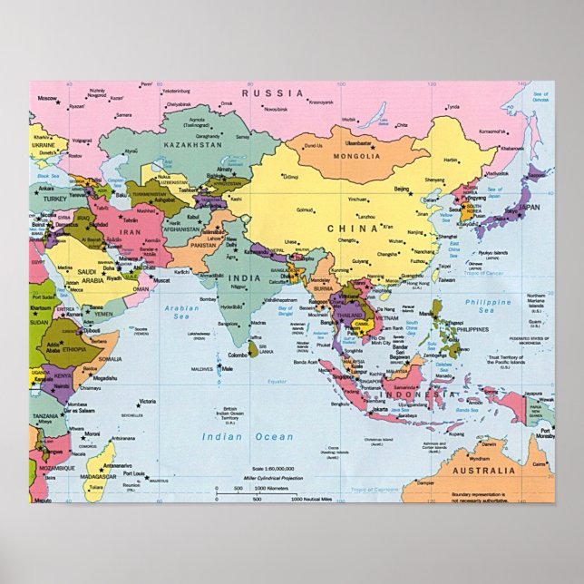 Póster Poster - Asia (Frente)