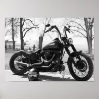 Poster asombroso Motorcycle Classic