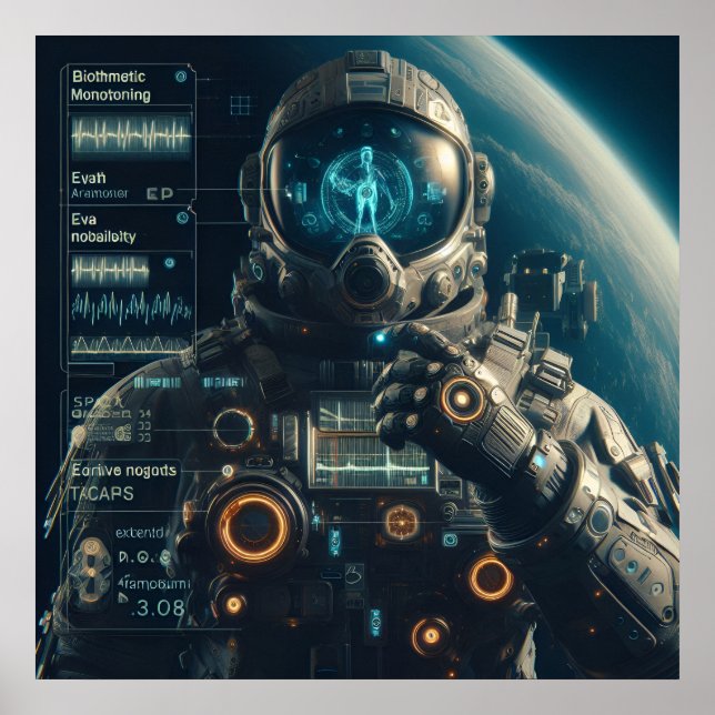 Póster Poster astronauta (Frente)