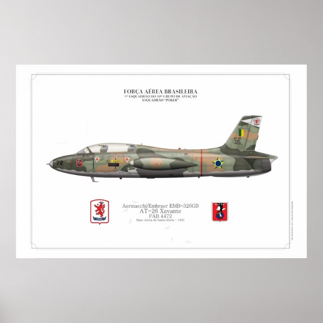 Póster Pôster・AT-26 Xavante - FAB (Frente)
