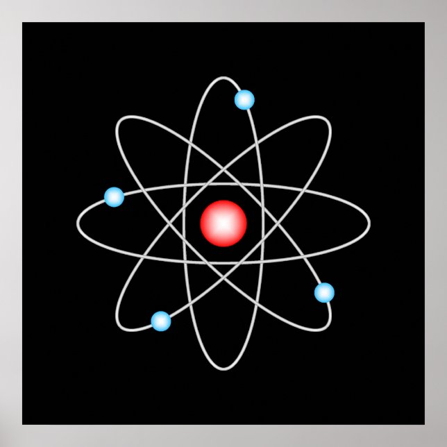 Póster Poster atómico (Frente)