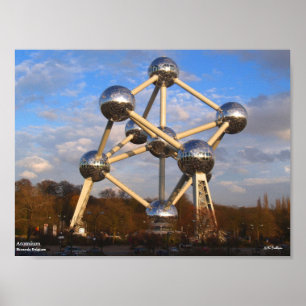 Póster Poster atómico de 10" x 7,5"