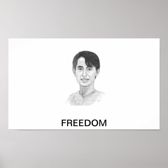 Póster Poster AUNG SAN SUU KYI (Frente)