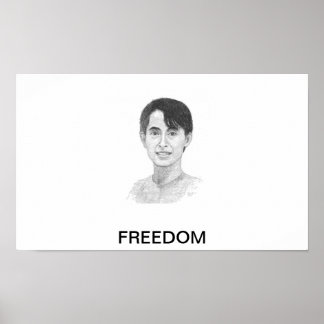 Póster Poster AUNG SAN SUU KYI
