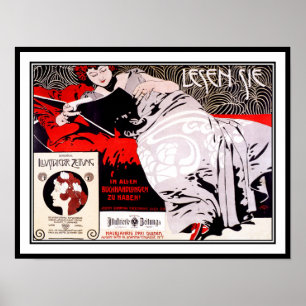 Póster Poster austríaco de la secesión del vintage: Kolo