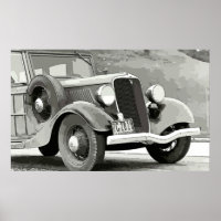 Poster automático de vintage