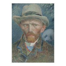Poster: Autoretrato Van Gogh con Panda gigante