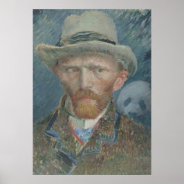 Póster Poster: Autoretrato Van Gogh con Panda gigante
