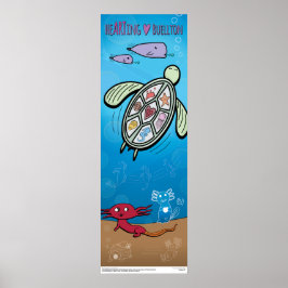 Póster Poster - Axolotls Under the Sea - Buellton.Art