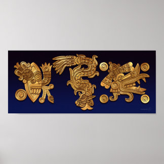 Póster Poster Aztec Gold