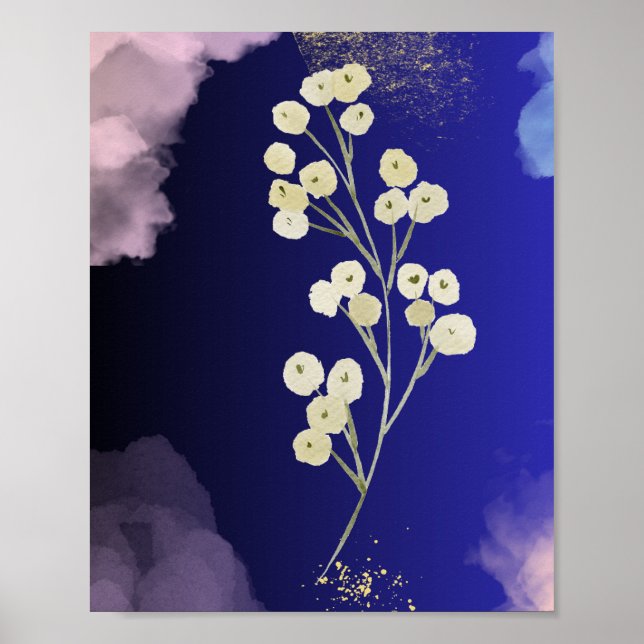 Póster poster azul (Frente)