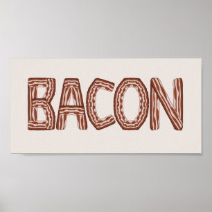 Póster Poster Bacon