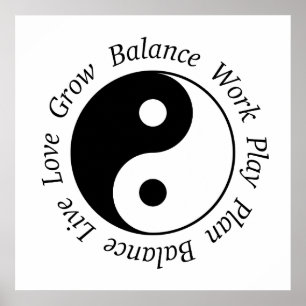 Póster Poster Balance Yin Yang