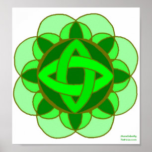 Póster poster "Balanceando el corazón Chakra"