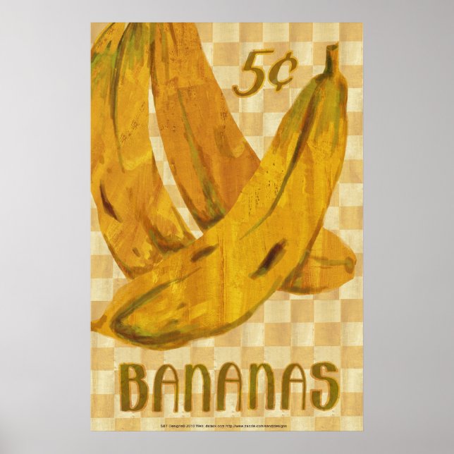 Póster poster bananero (Frente)