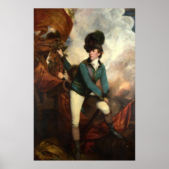 Póster Poster Banastre Tarleton por Joshua Reynolds (Frente)