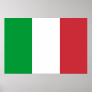 Póster Poster: Bandera de Italia