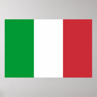 Póster Poster: Bandera de Italia
