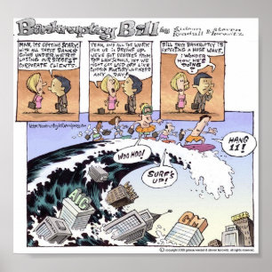 Póster Poster - Bankruptcy Surfing