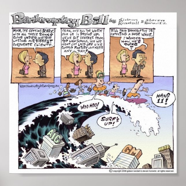 Póster Poster - Bankruptcy Surfing (Frente)