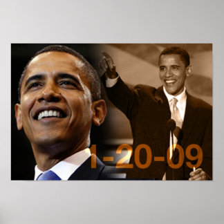 Póster Poster Barack Obama 1-20-09