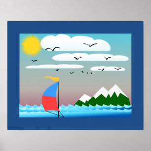 Póster Poster (Barco de vela)