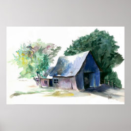 Póster Poster - Barn rural
