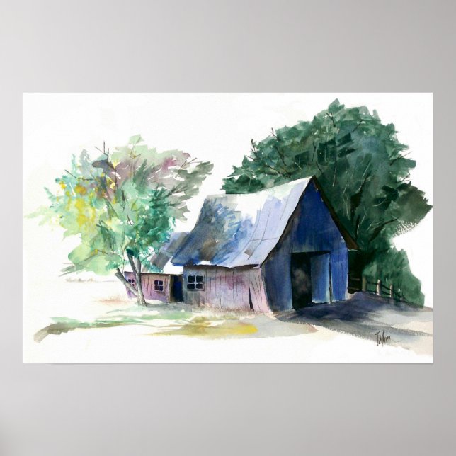 Póster Poster - Barn rural (Frente)