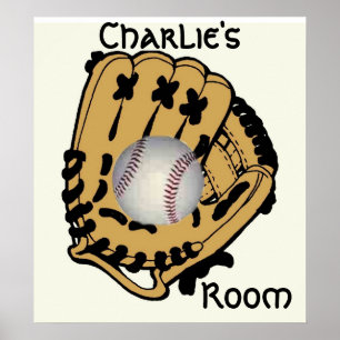 Póster Poster Base Ball & Glove