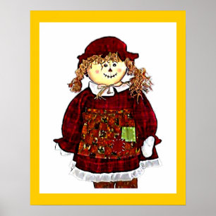 Póster Poster básico en venta StrawGirlTransp3b72dpi