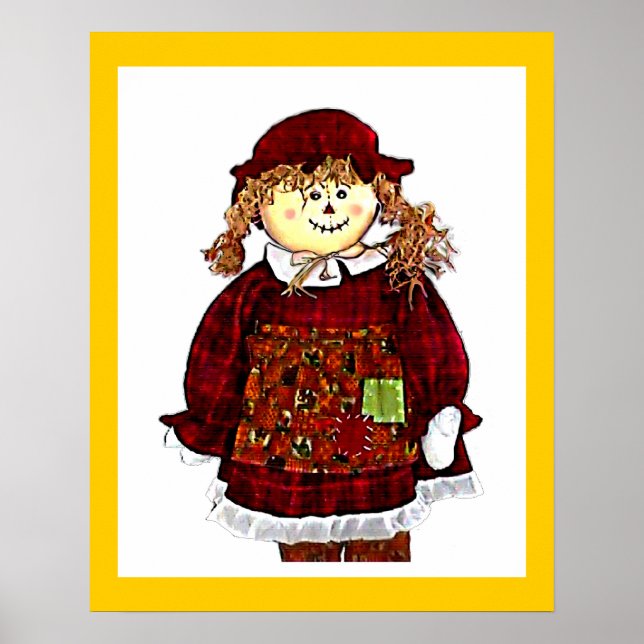 Póster Poster básico en venta StrawGirlTransp3b72dpi (Frente)