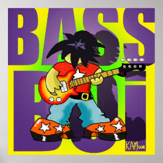 Póster Poster "Bass Boi" - por Kev Moore
