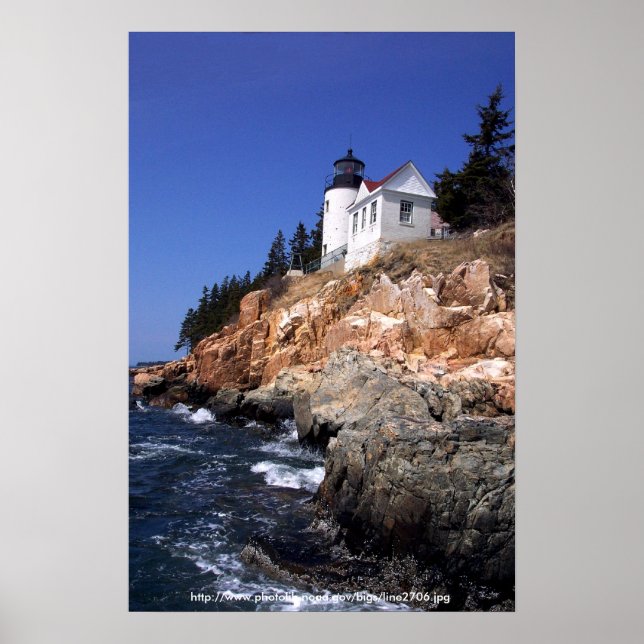 Póster Poster / Bass Harbour Head Lighthouse Maine (Frente)
