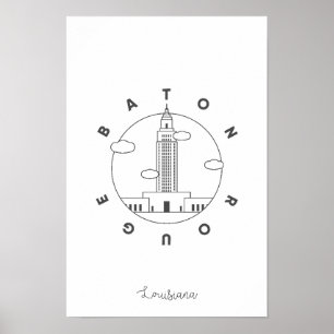 Póster Poster Baton Rouge
