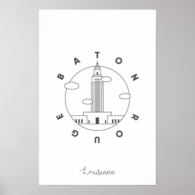 Póster Poster Baton Rouge (Frente)