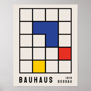 Póster Poster Bauhaus, Exposición Bauhaus Imprimir B17
