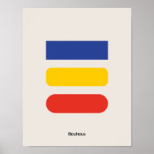 Poster Bauhaus, Poster de Exposiciones de Bauhaus