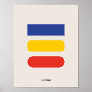 Póster Poster Bauhaus, Poster de Exposiciones de Bauhaus 
