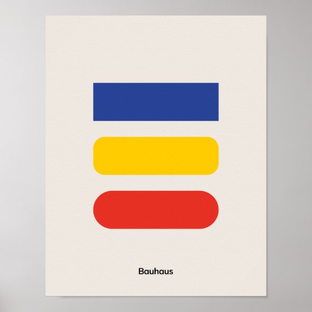 Póster Poster Bauhaus, Poster de Exposiciones de Bauhaus  (Frente)
