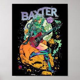 Póster poster Baxter Cosmonaut de 8''x 12''