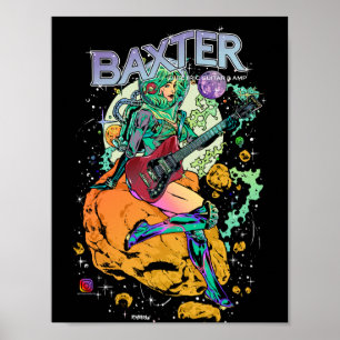 Póster poster Baxter Cosmonaut de 8''x 12''