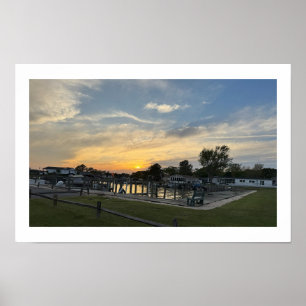 Póster Poster Bay Sunset